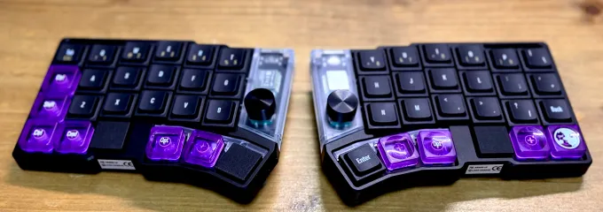 Cornix LP、40%/分割/無線キーボードの所感、レイアウト